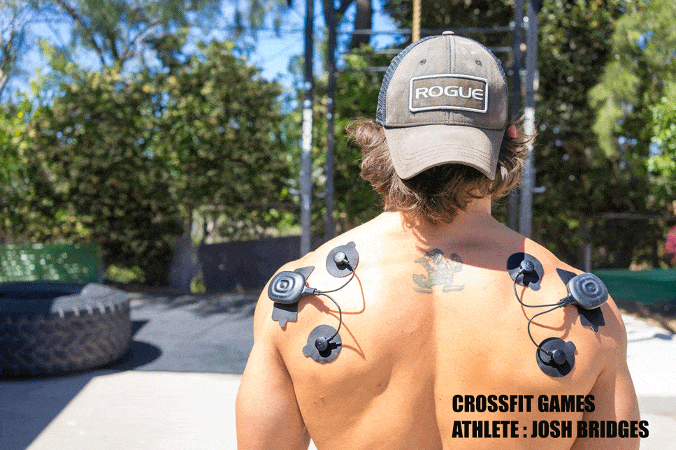 Josh Bridges PowerDot Electric Muscle Stimulator ArmourUP Asia