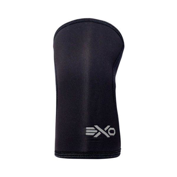 Exo 5mm Knee Sleeves Black Front ArmourUP Asia Singapore