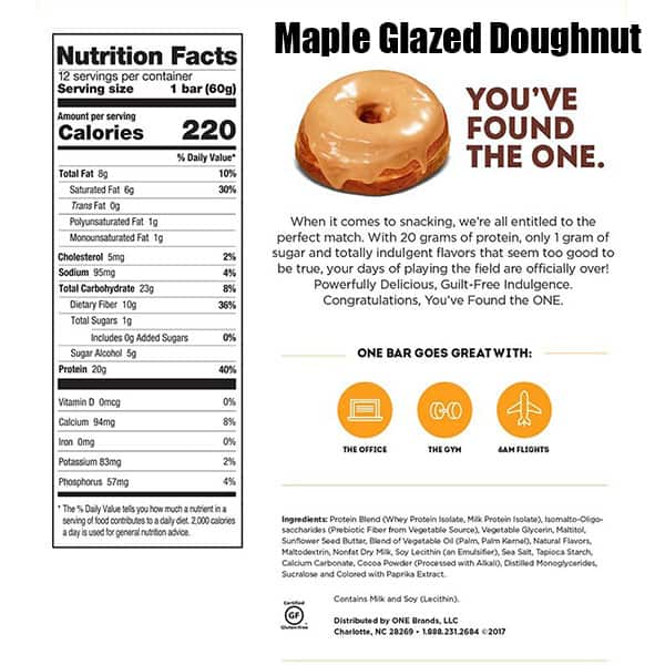 kwik trip glazed donut nutrition facts