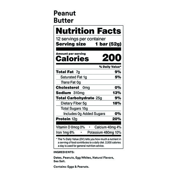 33 Rx Bar Nutrition Label Labels Design Ideas 2020