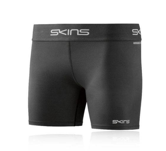 SKINS COMPRESSION DNAMIC FORCE WOMENS HALF TIGHT BLACK - ArmourUP Asia