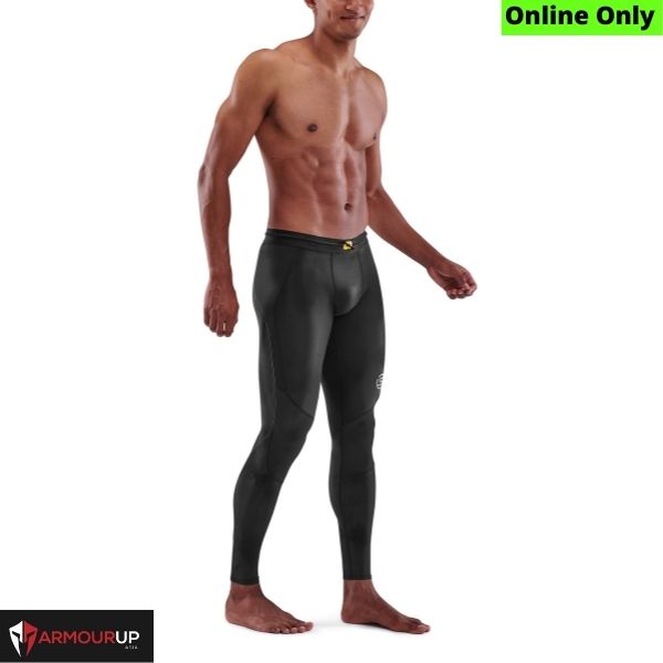 SKINS SERIES-3 MEN'S LONG TIGHTS BLUE GREY - SKINS Compression EU