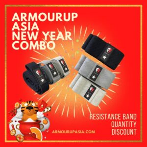 ArmourUP Resistance Band 5 Piece Bundle (20% Off)