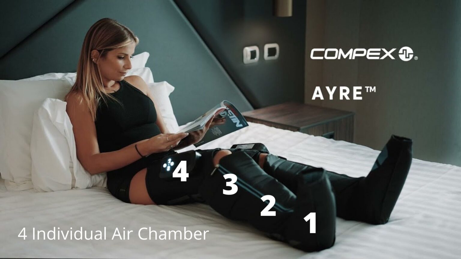 Compex Ayre - Wireless Air Compression Recovery Boots - Larus Sport - View #10